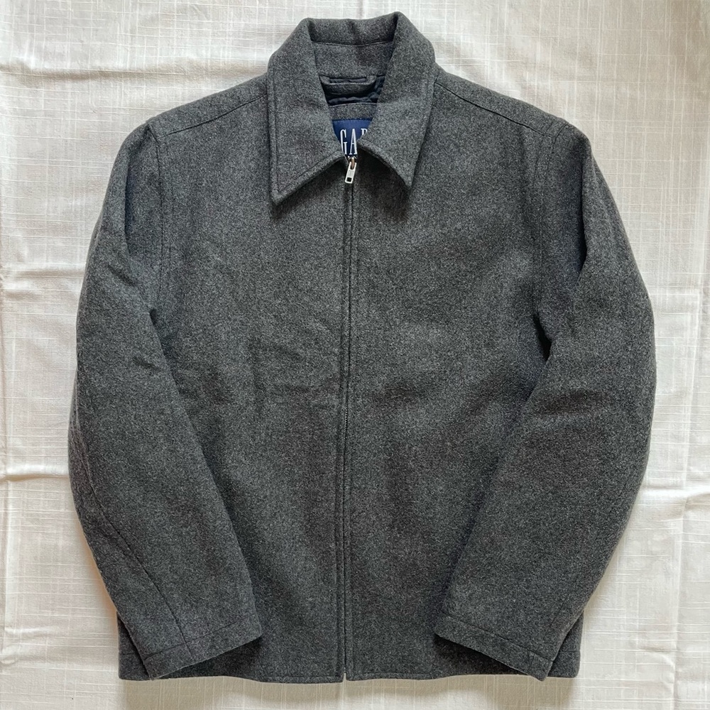 GAP Wool Blend Quilted Lining Coat